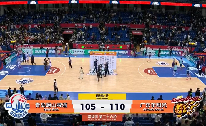 广东男篮客场逆转青岛 年轻球员成关键力量